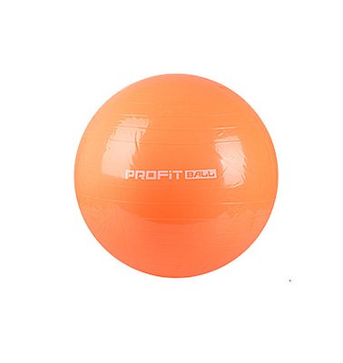 Мяч для фитнеса (фитбол) ProfitBall 65 см Оранжевый MS 0382 фото 1