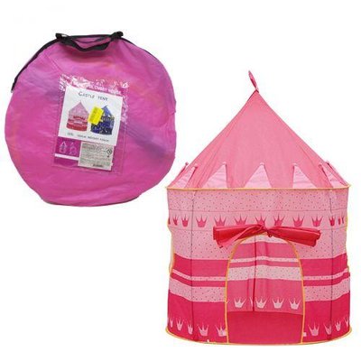 Дитячий ігровий намет "Купол принцеси" 135x105x105 см рожевий LY-023 фото 1