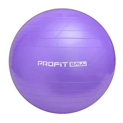 Мяч для фитнеса (фитбол) ProfiBall 55 см Фиолетовый M 0275 фото 1