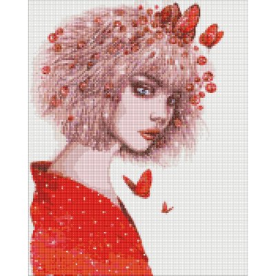 Алмазна мозаїка Ідейка "Поцілунок метеликів" ©lesya_nedzelska_ar 40х50 см AMO7419 фото 1