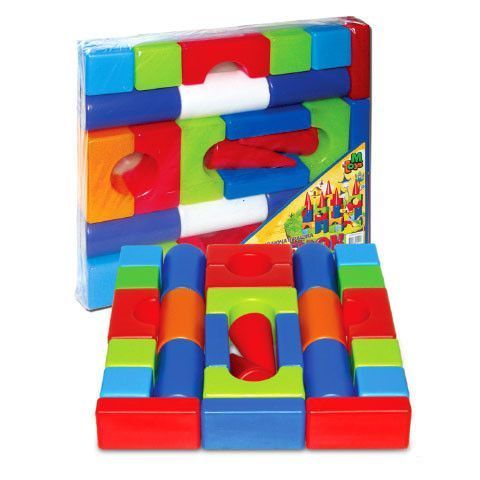 Розвиваючі кубики пластмасові Mtoys "Теремок" (28 елементів) 08072 фото 2