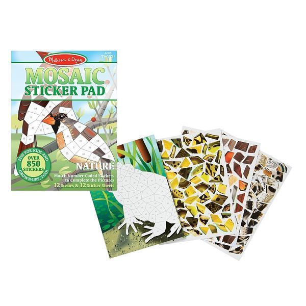 Пазли з наліпок Melissa & Doug "Природа" 12 сторінок А4 MD30162 фото 2