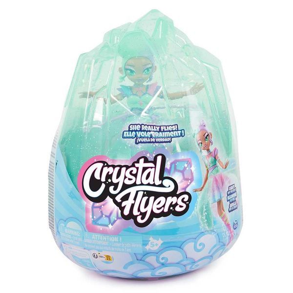 Інтерактивна казкова лялька, що літає - фея Hatchimals FlyingPixie Kawaii Pastel з підставкою блакитна з рожевим фото 2
