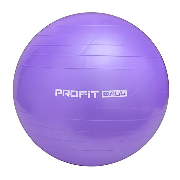 М'яч для фітнесу (фітбол) ProfiBall 55 см Фіолетовий M 0275 фото 1