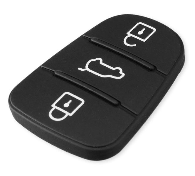 Гумові кнопки-накладки на ключ Hyundai (Хюндай) симетрія фото 5