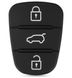 Гумові кнопки-накладки на ключ Hyundai (Хюндай) симетрія фото 3