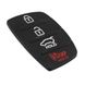 Гумові кнопки-накладки на ключ Hyundai Accent (Хюндай Акцент) скошені 4 кнопки фото 4