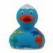 Стильная тематическая резиновая уточка FunnyDucks "Глобус" L1617 фото 2