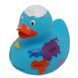 Стильная тематическая резиновая уточка FunnyDucks "Глобус" L1617 фото 1