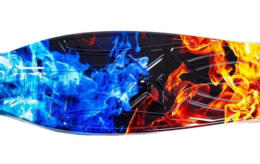 Самокат чотириколісний дитячий з підсвічуванням MAXI Fire and Ice фото 6