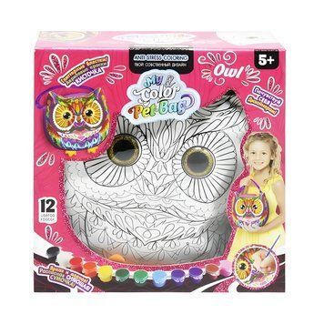 Сумочка-раскраска в виде животного Danko Toys My Color Pet-Bag 01-01 фото 1