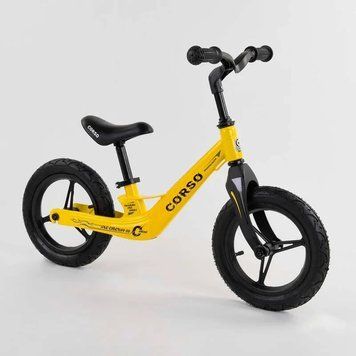 Беговел Corso Energy 12" с магниевой рамой желтый 25306 фото 1