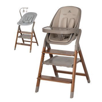 Стільчик для годування 4-в-1 CARRELLO Ergo з шезлонгом і навчальною вежею Shadow Beige CRL-16701 фото 1