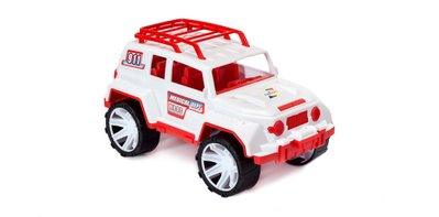 Іграшковий позашляховик Оріон Джип 28 см білий 030 фото 1