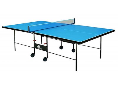 Теннисный стол всепогодный GSI Sport Athletic Outdoor Od-2 с аксессуарами 274х152 см меламин синий фото 1