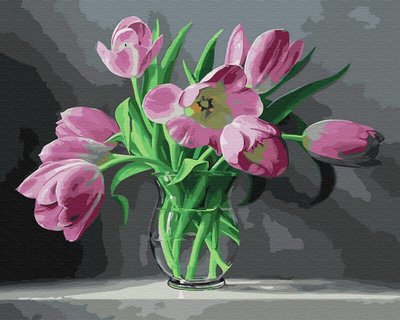 Картина по номерам Rainbow Art "Тюльпаны" 40х50 см GX33945-RA фото 1