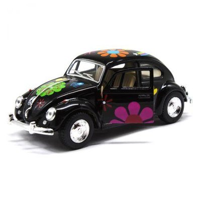Машинка KINSMART Volkswagen Beetle чорна KT5057WF фото 1