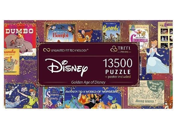 Пазлы Trefl "Золотая коллекция Disney" 13500 элементов серии Безграничная коллекция 199х138 см 81026 фото 2