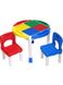 Дитячий ігровий круглий стіл для конструкторів Microlab Toys GT-14 фото 1