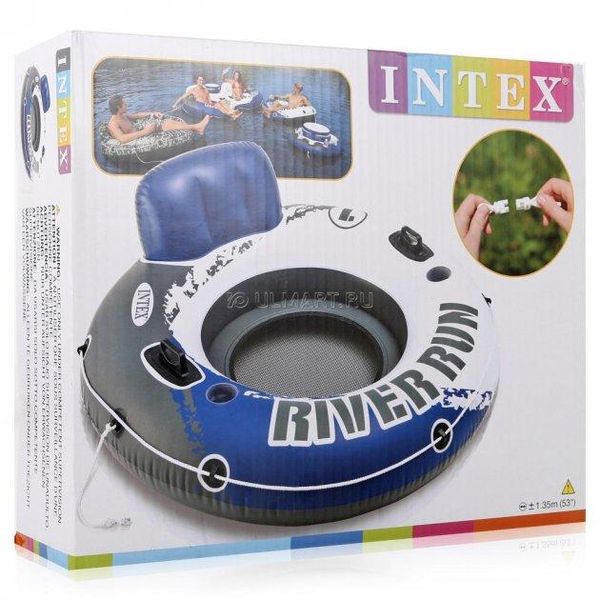 Надувной плот Intex для плавания Круг-колесо 58825 фото 4