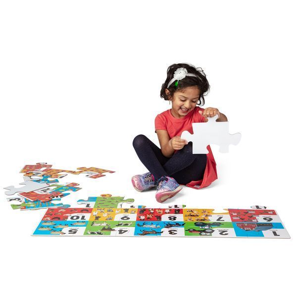Мега - пазл гигант Melissa&Doug "Числа/Ферма" 24 элемента 90 х 60 см MD31002 фото 2