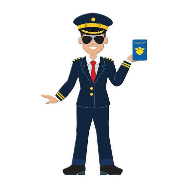 Об'ємні багаторазові наліпки з тематичним альбомом Melissa & Doug "Професії" 100 наліпок MD9426 фото 5