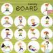 Дерев'яний рокерборд для дітей і дорослих SwaeyBoard Rainbow XL фетр класичний до 150 кг фото 3