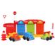 Детский игровой Паркинг с 3 машинками и аксессуарами красный 8584 фото 1