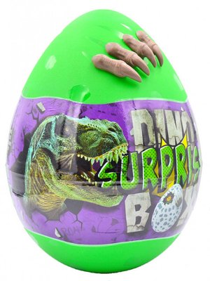 Яйце - сюрприз для хлопчиків Danko Toys Dino Surprise укр зелений DSB-01-01U фото 1