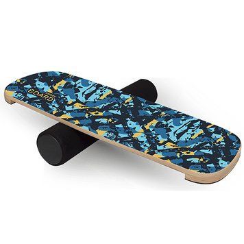 Дерев'яний балансборд SwaeyBoard Grip Track з корковим покриттям фетровий валик 10 см до 120 кг фото 1