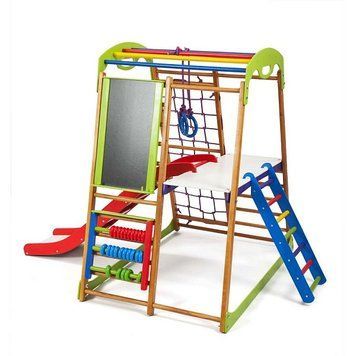 Игровой спортивный комплекс для дома SportBaby BabyWood Plus 3 фото 1