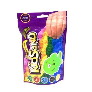 Кінетичний пісок Danko Toys KidSand у пакеті 600 г салатовий KS-03-02 фото 1