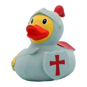 Стильна тематична гумова качечка FunnyDucks "Лицар" (L1866) фото 1
