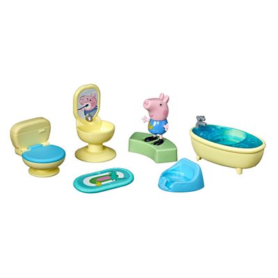 Ліцензійний ігровий набір Peppa - Ванна кімната з меблями фото 1