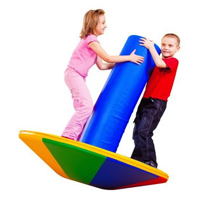 Дитячий м'який ігровий модуль - гойдалка Tia Грибок 120х120х120 см фото 1