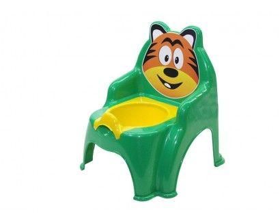 Детский горшок-стульчик Doloni "Тигр" зеленый 013317/01/3 фото 1