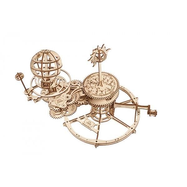 3D конструктор механічний дерев'яний Ugears Механічний Телурій 249 деталей 70167 фото 4