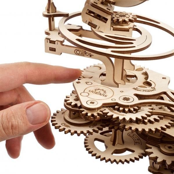 3D конструктор механічний дерев'яний Ugears Механічний Телурій 249 деталей 70167 фото 8