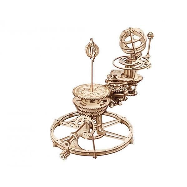 3D конструктор механічний дерев'яний Ugears Механічний Телурій 249 деталей 70167 фото 6