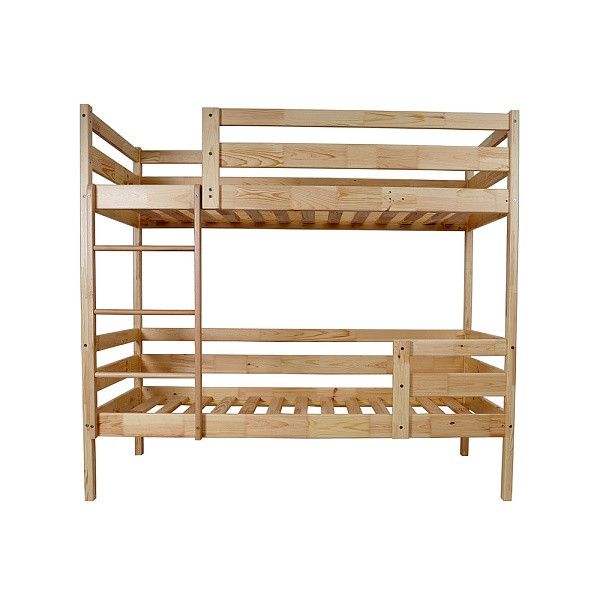 Двоярусне дерев'яне ліжко для підлітка з ящиками Sportbaby 190х80 см лакована babyson 4 фото 2