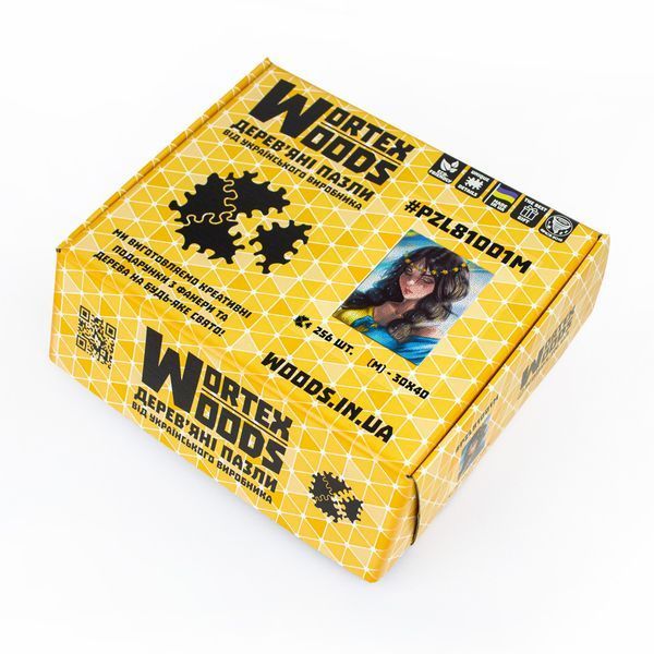 Дерев'яний пазл 40х50 см Wortex Woods Ейфелева вежа 426 фігурних елементів PZL41001L фото 7