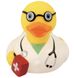 Стильна тематична гумова качечка FunnyDucks "Лікар" L1859 фото 6