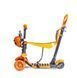 Детский самокат - трансформер 5 в 1 с подсветкой Scooter Божья коровка Orange фото 2