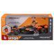 Колекційна модель Bburago Формула 1 McLaren MCL38, з фігуркою, масштаб 1:24, чорний з помаранчевим 18-28040 фото 9