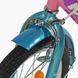 Велосипед підлітковий двоколісний 20" CORSO Maxis прикраси кошик доп колеса рожевий з блакитним CL-20211 фото 4