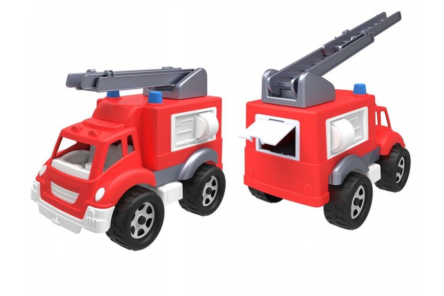 Игрушечная пожарная машина ТехноК Внедорожник 31 см красная 4999 фото 3