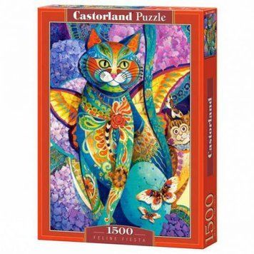 Пазлы Castorland "Кот художника" 1500 элементов 68 х 47 см C-151448 фото 1