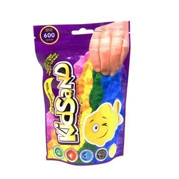 Кінетичний пісок Danko Toys KidSand у пакеті 600 г жовтий KS-03-02 фото 1