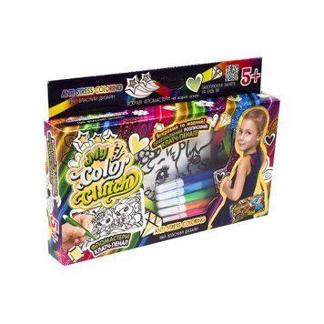 Набір для розпису сумочки-клатча Danko Toys My Color Clutch Кролик та білочка укр CCL-02-06U фото 1