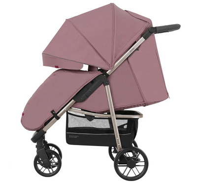 Прогулянкова коляска з дощовиком та кошиком Carrello Echo CRL-8508 Charm Pink фото 1